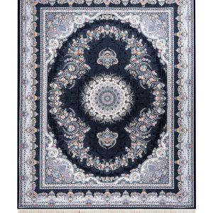 فرش سوفیا - مدل اطلس - زمینه سرمه ای