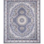 فرش سوفیا - مدل اطلس - زمینه نقره ای (سیلور)