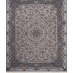 فرش سوفیا - مدل تاج ماه - زمینه ترمه ای