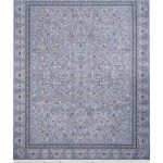 فرش سوفیا - مدل رزالین - زمینه نقره ای