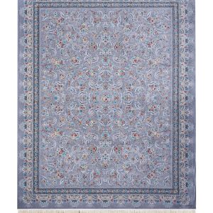 فرش سوفیا - مدل رزالین - زمینه نقره ای