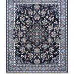 فرش سوفیا - مدل نورسا - زمینه سرمه ای