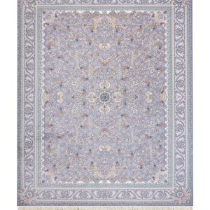 فرش سوفیا - مدل ویکتوریا - زمینه نقره ای (سیلور)