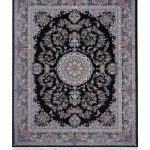 فرش سوفیا - مدل پردیس - زمینه سرمه ای