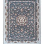 فرش سوفیا - مدل گل افشان - زمینه دودی