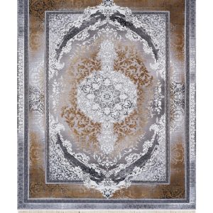 فرش سوفیا - مدل آنتوریوم - زمینه طلایی