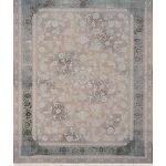 فرش سوفیا - مدل مدیسا - زمینه بژ سبز