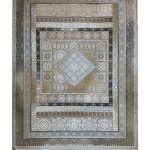 فرش سوفیا - مدل ژینا - زمینه نسکافه ای