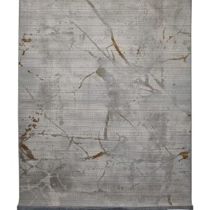 فرش سوفیا - مدل نوآرا کد 20264 - زمینه الماسی نقره ای